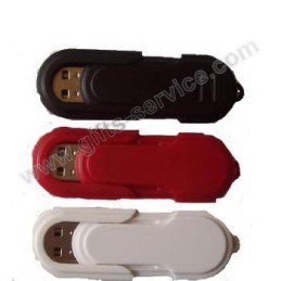 Plastový promo zakázkový chráněný USB flash disk